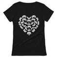 thumbnail image 1 of Tstars Womens Valentine's Day Love Funny Humor Gamer Shirt Controllers Heart Pro Gamer T-shirts Cute Gift Idea for Her Wife Women Plus Size T Shirt, 1 of 6