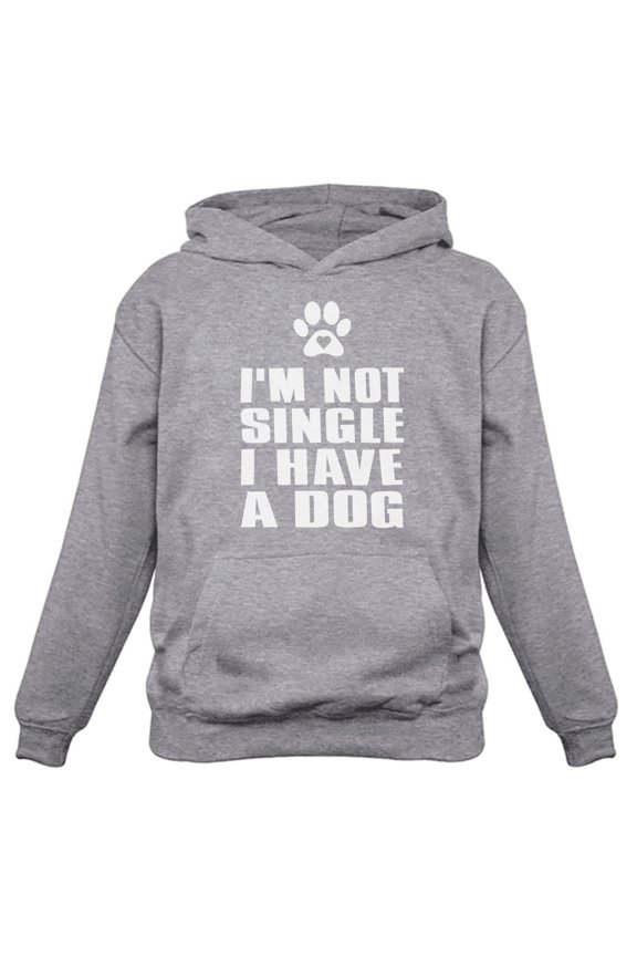 Womens Valentine's Day Shirts I'm Not Single I Have a Dog Gift for Dog Lovers Gift Idea for Wife Her Love Cute Women Hoodie