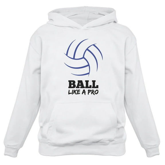 Tstars Womens Volleyball Hoodie: Sporty & Warm, Ideal for Volleyball Players & Fans - Unique Graphic Hoodie, Perfect Gift for Athletes & Sport Lovers