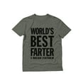 thumbnail image 1 of Tstars Worlds Greatest Farter, I Mean Father - Father's Day Gifts T-Shirt XX-Large Heather Military Green, 1 of 6