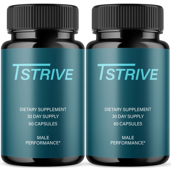 Tstrive Advanced Formula Pills All Natural Vitamin Supplement 120 Capsules
