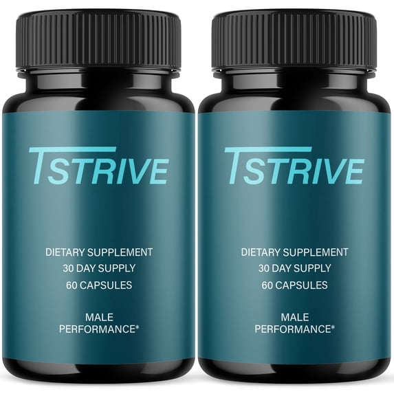 Tstrive Advanced Formula Pills All Natural Vitamin Supplement 120 Capsules
