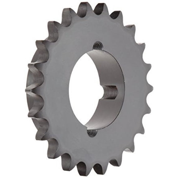 Tsubaki H60BTL23 Roller Chain Sprocket, Single Strand, Taperlock Design, Hardened Teeth, 2012 Bushin
