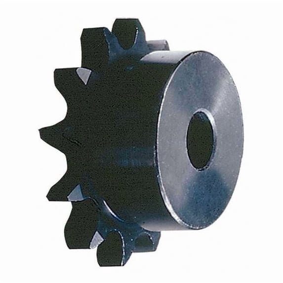 Tsubaki Sprocket, Plain, 25 Chain Size, 1/4 Bore Dia., 13 # of Teeth 25B13