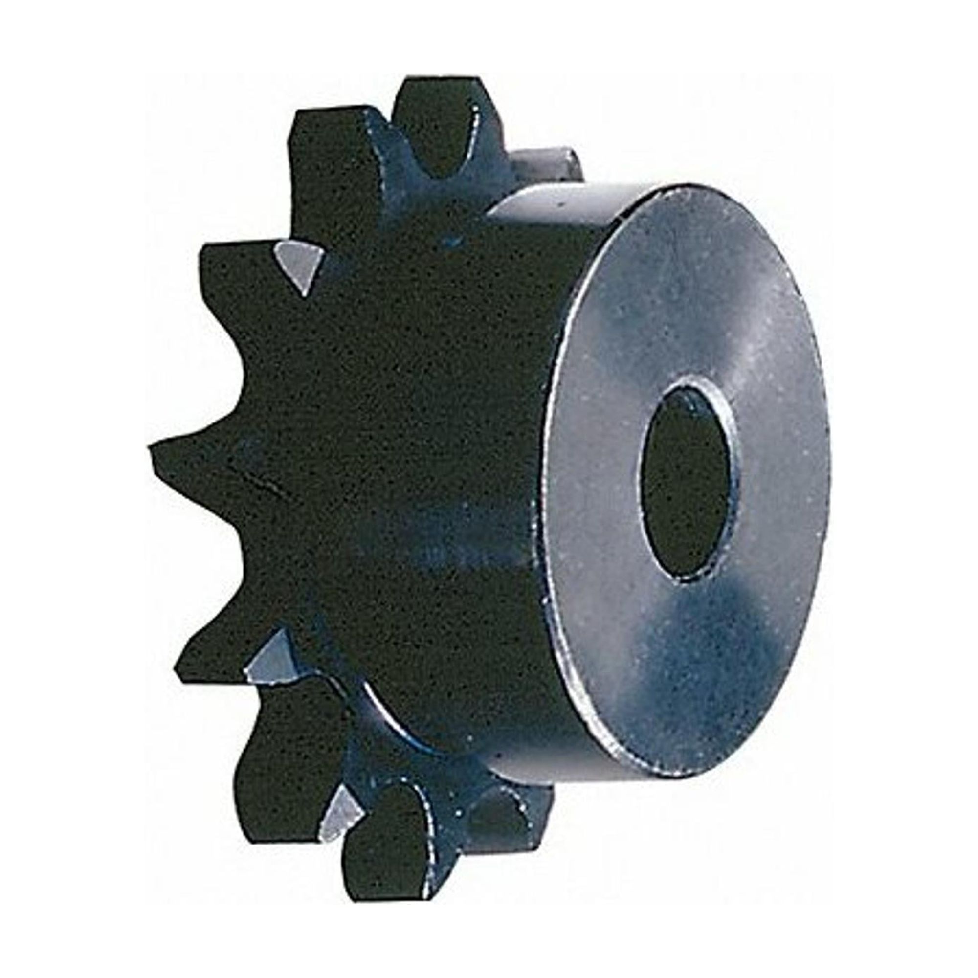 #40 Roller Chain Sprocket - Type B, 10 Tooth, 3/4" Bore, Hardened 1045 Steel (40B10-3/4)