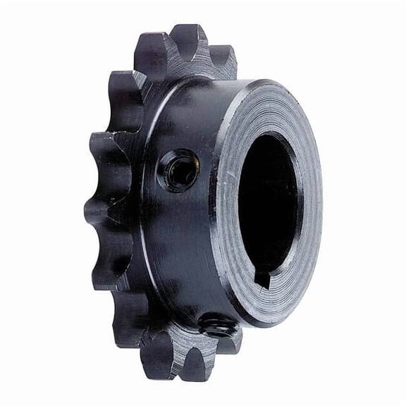 Single Strand Sprocket, Fixed, 60 Chain Size, 1-1/8 Bore Dia., 16 # of Teeth 60B16F-1B