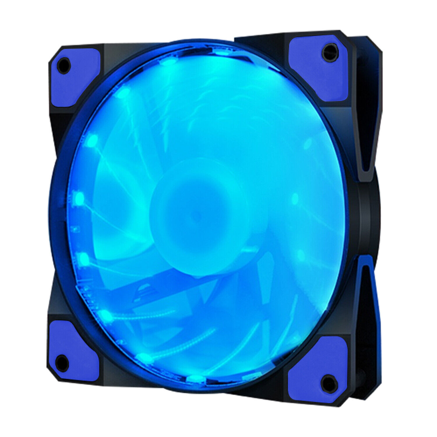 Tsuinz Computer Case Fan PC Cooling Fan RGB LED Quiet 120mm DC 12V 4 ...