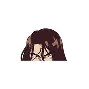 Tsukasa Peeker Sticker Dr. Stone | Decorative Anime Decal for Car, Laptop, or Window