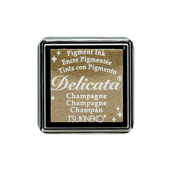 Tsukineko  Delicata Pigment Ink Pad - Champagne / Small