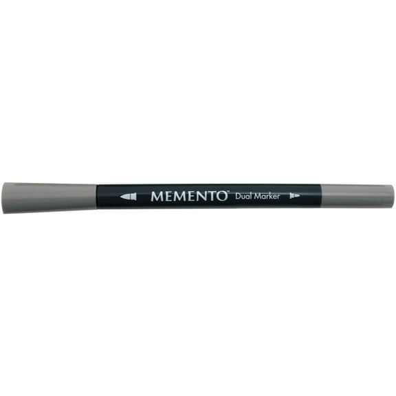Memento Dual-Tip Marker-Gray Flannel