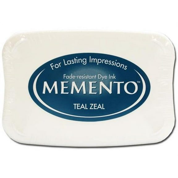 Tsukineko Memento Ink Pad Teal Zeal