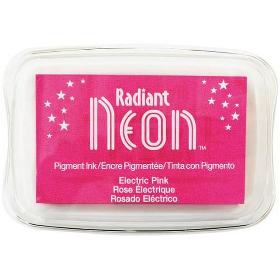 Tsukineko Radiant Neon Ink Pad, Electric Pink