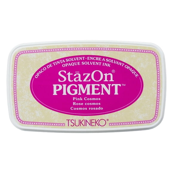Tsukineko StazOn Pigment Ink Pad Pink Cosmos