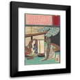 thumbnail image 1 of Tsukioka Yoshitoshi 17x24 Black Modern Framed Museum Art Print Titled - A Widower Witnesses His Wife's Ghost Nursing Their Child (1875), 1 of 5