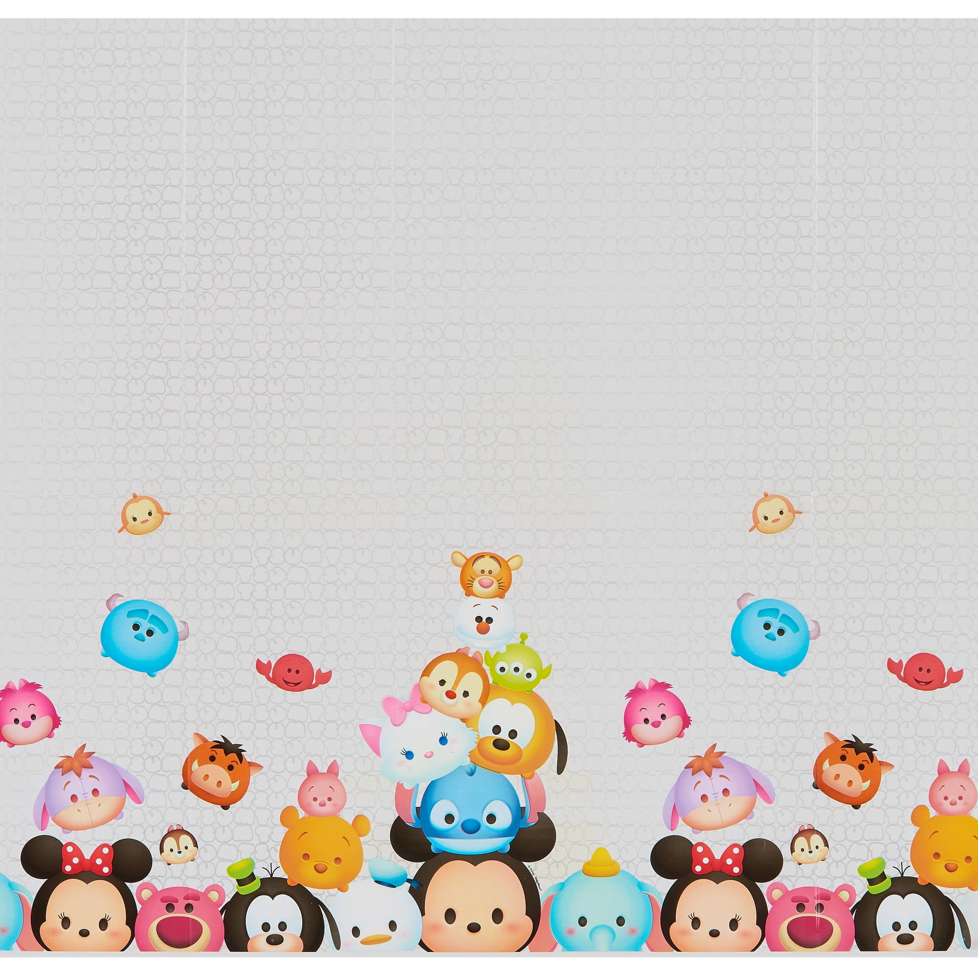 Tsum Tsum Plastic Rectangle Party Table Cover, 54" x 96"