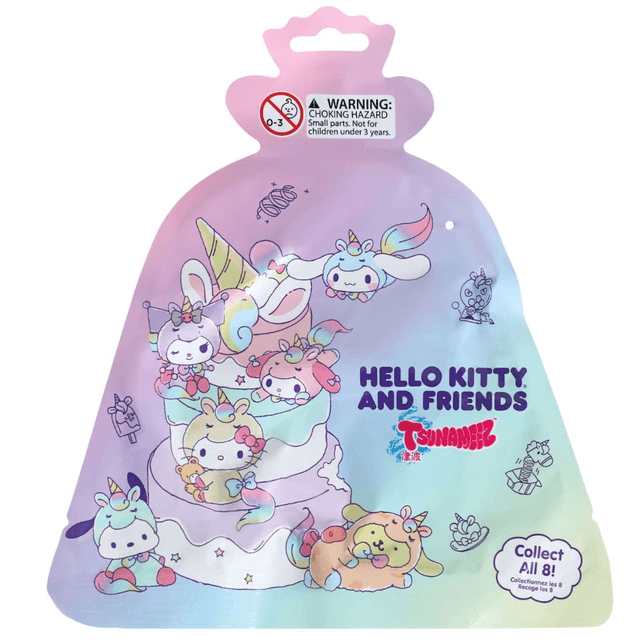 Hello Kitty Moving Sticker Tsunameez Hello Kitty and Friends Unicorn Collection Surprise Baggie (1 ...