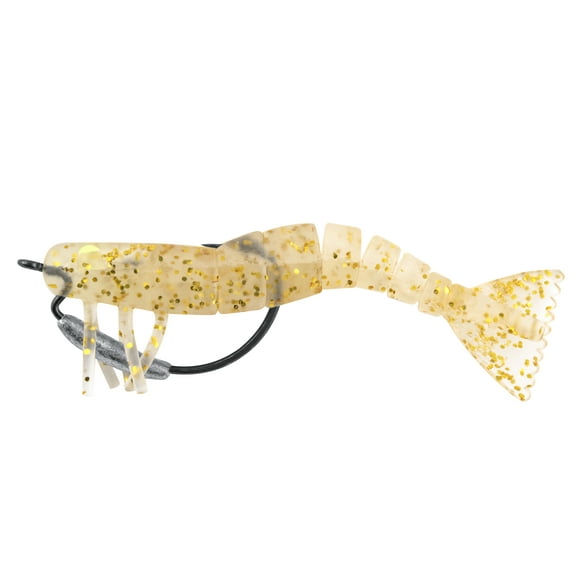 Tsunami Tough Tail Shrimp Soft Bait 3'' Glitter & Glow