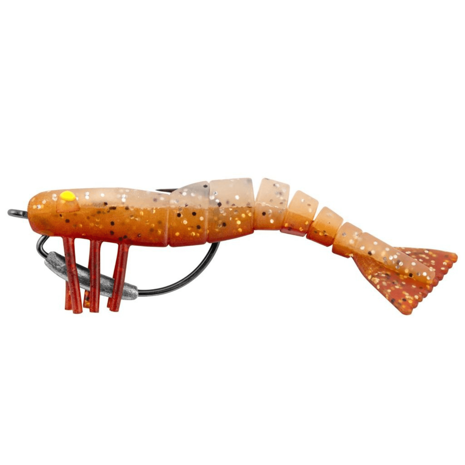 Tsunami Tough Tail Shrimp Soft Fishing Bait 3 in New Penny.
