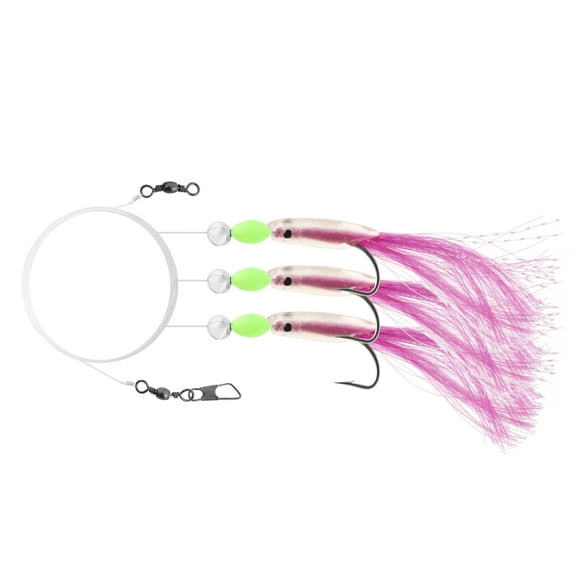 Tsunami Baitfish Fishing Rig 3'' Clear