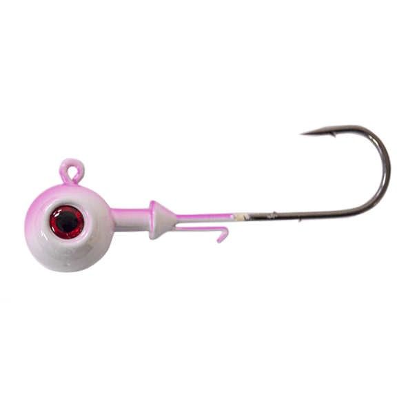 Tsunami Ball Head Jig 4oz Pink White