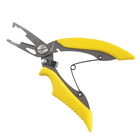 Tsunami Stainless Steel Split Ring Fishing Pliers with Braid Cutter