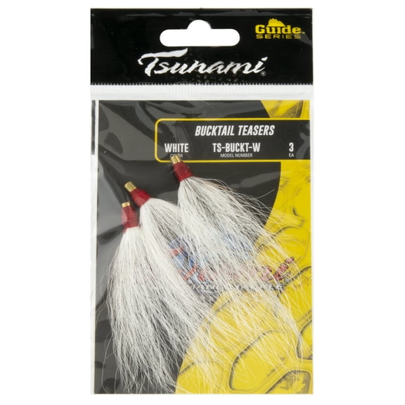 Tsunami Bucktail Teaser- White