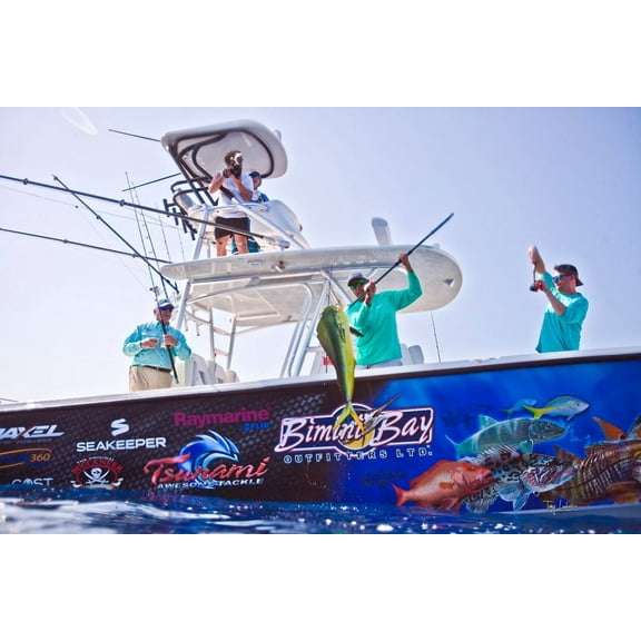 Tsunami 3' Cast Net with Coated Steel Weights, 3/8" Mesh, 0.75 lb/ft