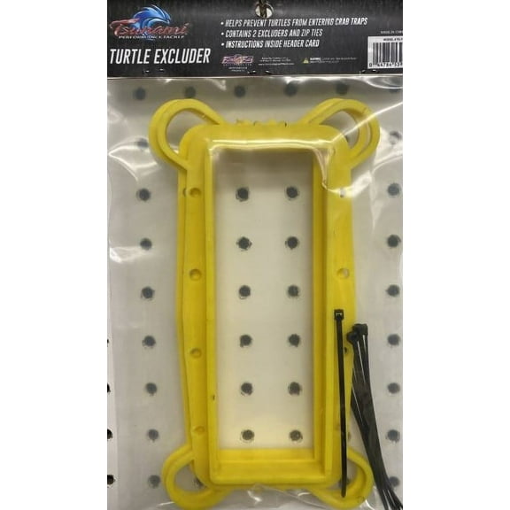 Tsunami Crab Trap Turtle Excluder with Zip Ties 2-Pack