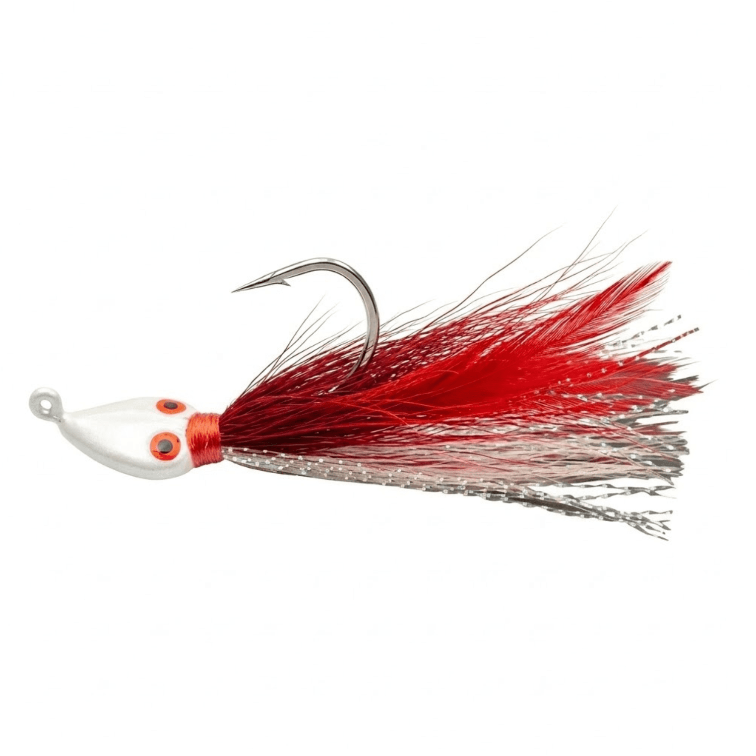 Tsunami Flats Jig Fishing Lure 1/4 oz. – Red/White