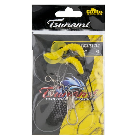 Tsunami Flndr Rig-#8-yel Twister Tail-40