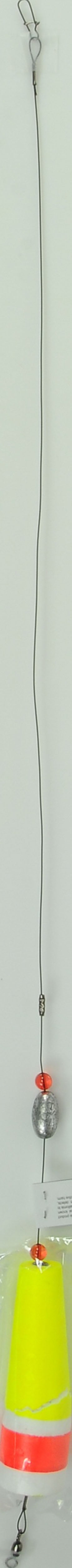 Tsunami 4" Popping Cork Float Fishing Rig with Wire