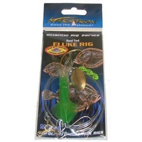 Tsunami Fluke Pro Rig Wide Gap Chartreuse Bead, 2/0 - Walmart.com