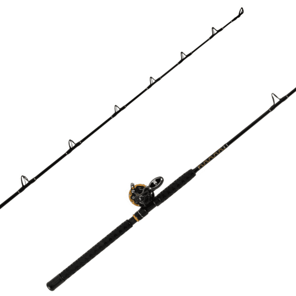 Tsunami Wreckage Graphite 6'6" Saltwater Bait Casting Combo Rod & Reel