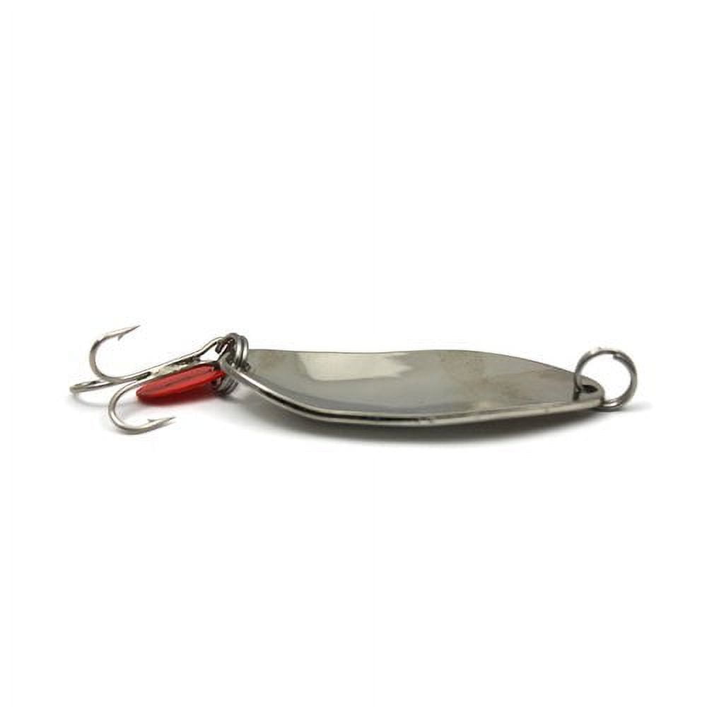 Tsunami Inshore Spoon Fishing Lure Size 4 – Nickel, 1/2 oz.