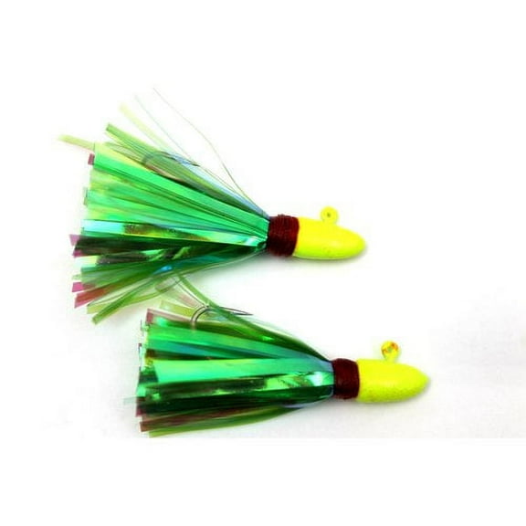 Tsunami Pompano Bucktail Jig Fishing Lure 1/4 oz. – Chartreuse