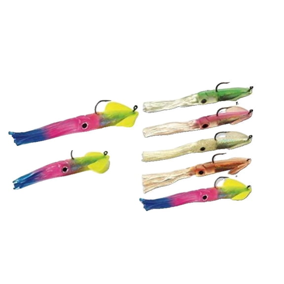 Tsunami Pro Holographic Swim Bait Squid Jig WHSQ