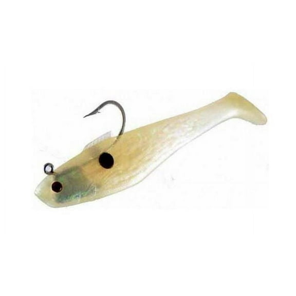 Tsunami Pro Swim Shad Holographic Swim Bait 9" SS9 Pearl/Spot