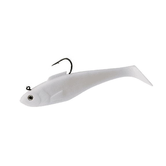 Tsunami Rigged Shad 6'' Opaque White