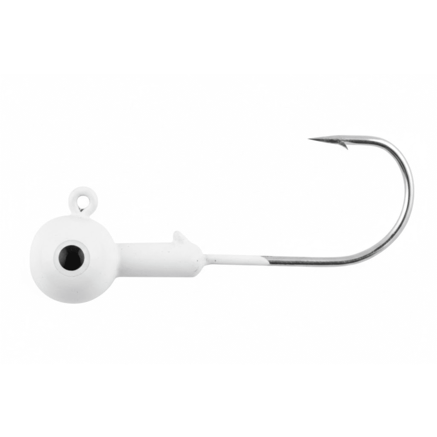 Tsunami Round Head Jig Fishing Lure 1/4 oz White 8 Count
