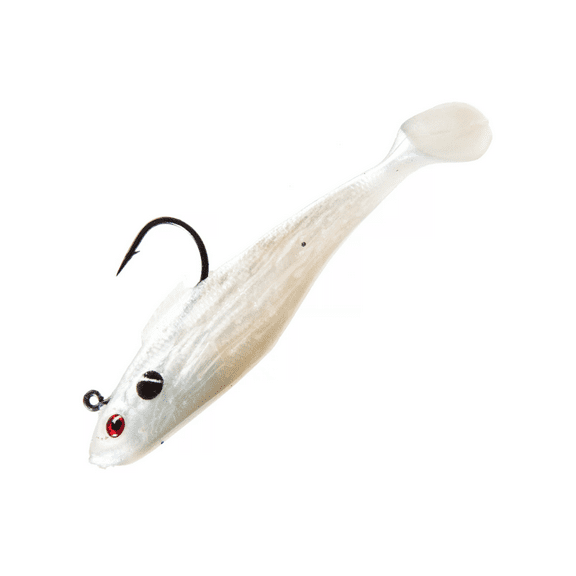 Tsunami SS3-6-31 Pro Swim Shad Holo Swim Bait, 3", 6pk, Pearl/Spot