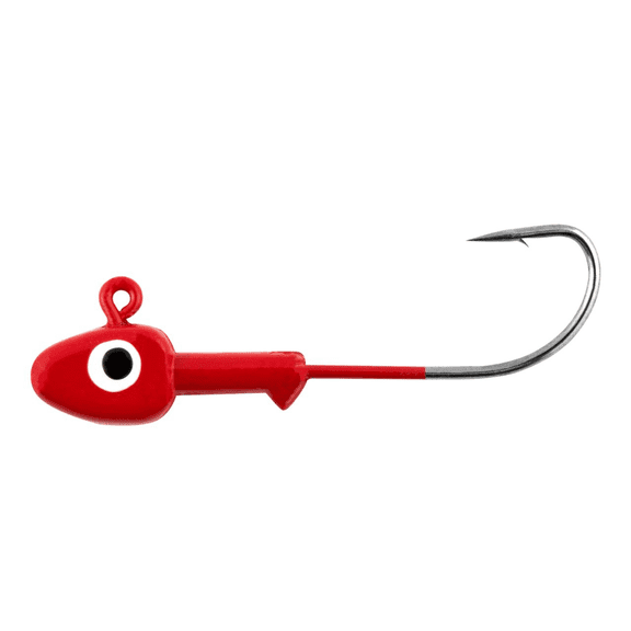 Tsunami Saltwater Jig Head Fishing Lure 1/4 oz. Red