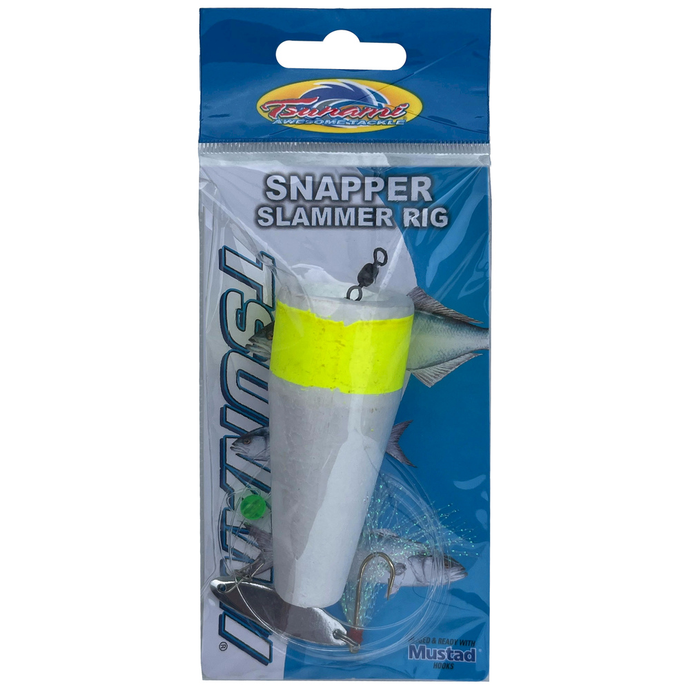 Tsunami Snapper Popper Rig with Metal Prism Hook