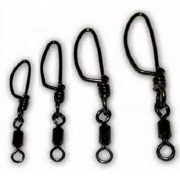 Tsunami Stainless Steel Rolling Swivel With Tournament Snap, 10x2, 10pk