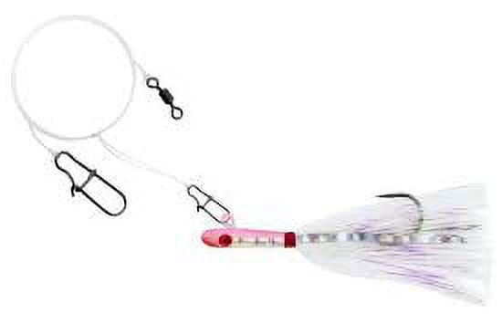Jiging Rigs Tsunami TGMR1-PW Jigging Rig w/ Glass Minnow Lure, 3