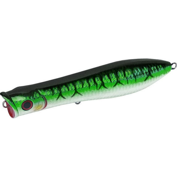 Tsunami TSTP4F-219 Talkin Pencil Popper 4" Floating Striper Lure Green Mackerel