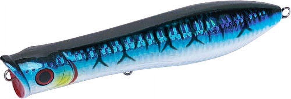 Tsunami Talkin Pencil Popper 6 Inch GT Striper Lure - Green Mackerel Color, TSTP6F-219 - View #2