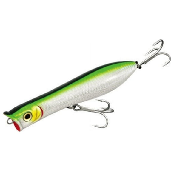 Tsunami TSTP7F-16 Talkin Pencil Popper 7" Floating Striper Lure Green/White