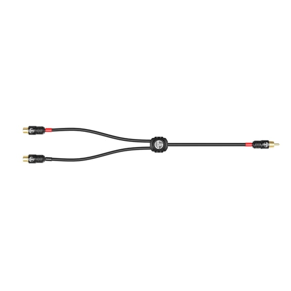 Tsunami TSX-Y2 2 Female To 1 Male Y Adapter RCA Cable