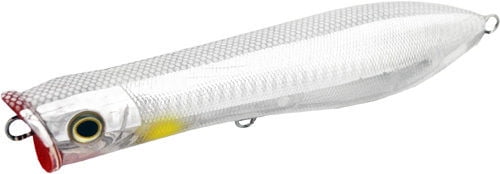 Tsunami Talkin Pencil Popper 7" GT Striper Surf Fishing Lure - VMC Clear Ghost