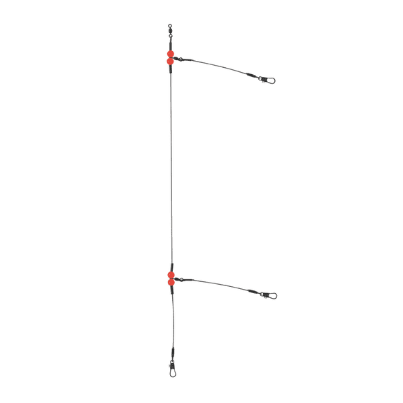 Tsunami Gulf Fishing Rig – 2-Drop Steel Wire